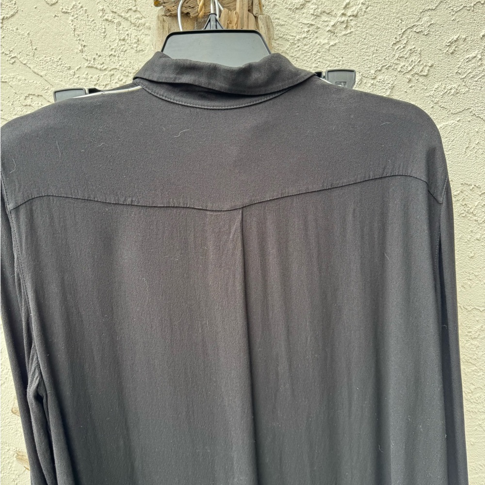 Akris Punto Black Tunic with Cream Trim - Picture 7 of 11